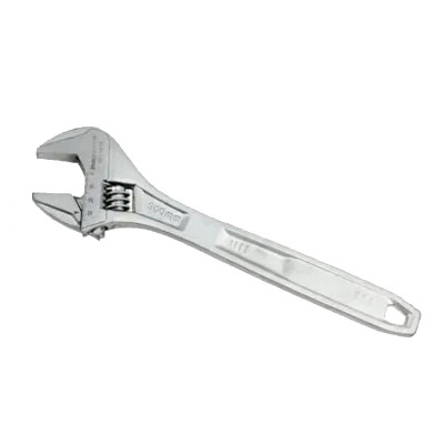 煌刚 HUANGON方孔活动扳手12寸300mm高碳钢锻造头部精抛光表面镀铬开口灵活操作方便