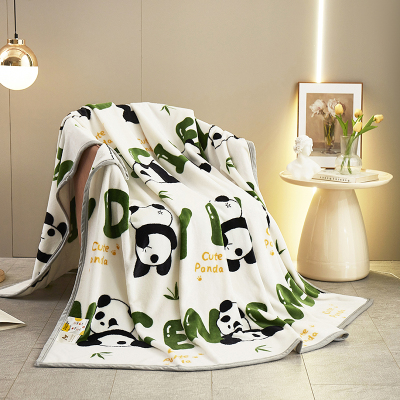 唐纳家纺 牛奶绒毯-步步高升 150*200CM- TN-BK23023-1