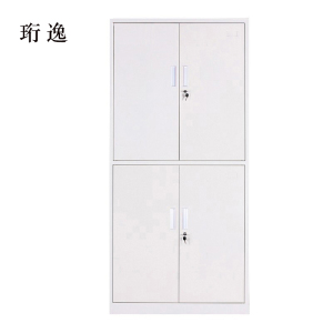 珩逸钢制资料柜档案柜财务凭证柜带锁储物柜铁皮柜书柜通双节文件柜