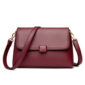 女包新款时尚中年妈妈包质感软皮大容量百搭气质单肩斜挎包