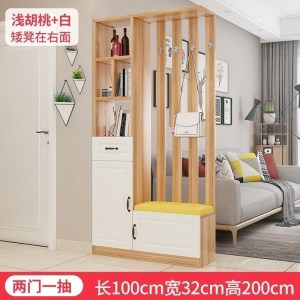 森美人酒柜现代简约进玄关柜客厅屏风鞋柜一体厅装饰柜入隔断柜