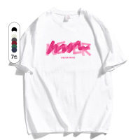 短袖T恤男夏季新款中性潮流ins纯棉宽松情侣装五分袖体恤男装上衣