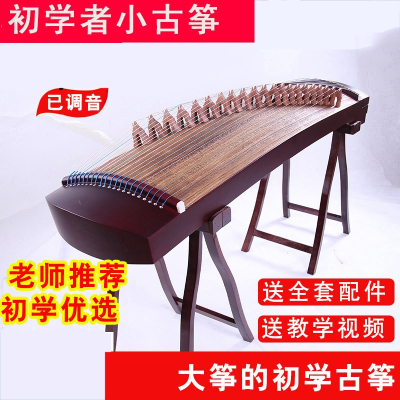 古筝炎黄初学入门125儿童成人新手桐木21弦女孩便携式迷你小古筝