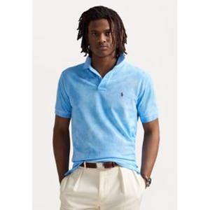 Ralph lauren修身款天空蓝短袖POLO衫男女通用弹性针织直筒宽松圆领短袖polo