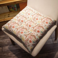 美帮汇圆形垫凳子椅子坐垫椅垫四季通用榻榻米办公室飘窗地上防滑款