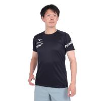 Mizuno男士排汗速干运动T恤 volley训练比赛短袖球衣 VMA
