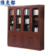 豫龙都 书柜 四门 台