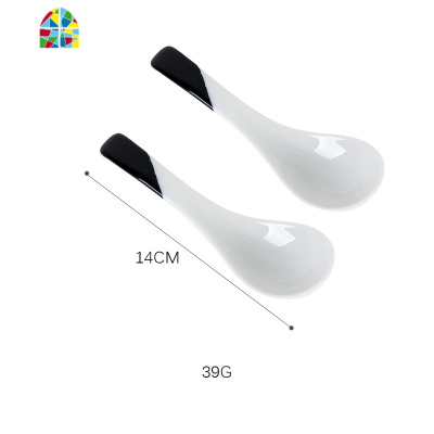 白石碗家用吃饭碗餐具套装碗盘欧式碗碟盘子汤碗米饭碗 FENGHOU 10英寸直口盘-greensalad