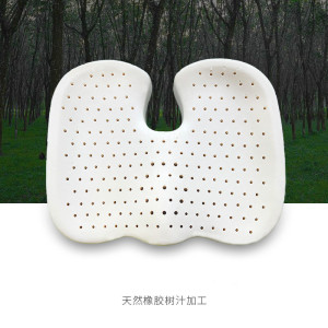家柏饰(CORATED)乳胶坐垫加厚办公室座垫汽车学生椅子增高美臀屁股透气软孕妇椅垫