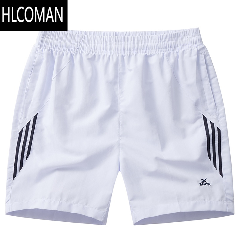 HLCOMAN男士短裤夏休闲四分裤三分裤运动速干拉链口袋跑步健身居家沙滩裤