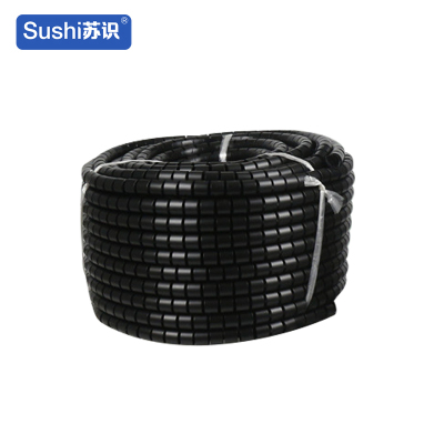 苏识 28mm*6m 缠绕管保护套 电线理线器 (计价单位:包) 黑色