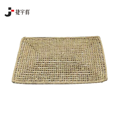 捷宇辉手工方形草编垫350mm*600mm/张