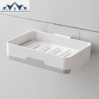 双层厨房置物架横竖式创意沥水肥皂盒免打孔抽屉式卫生间大号家用 三维工匠
