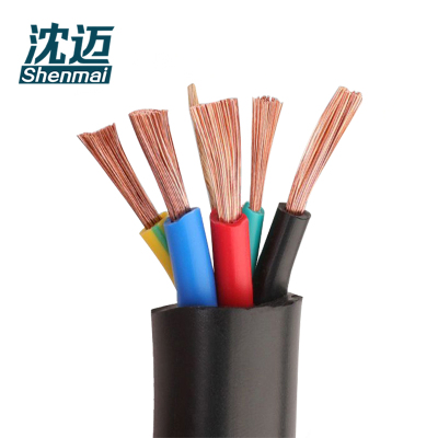 沈迈 铜芯橡套软电缆 YC- 4*10+1*6mm²/米