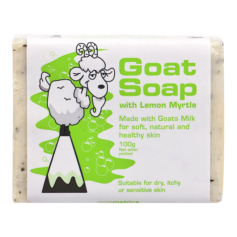澳洲进口goat soap手工山羊奶皂柠檬味香皂100g/块 保湿补水 滋润营养