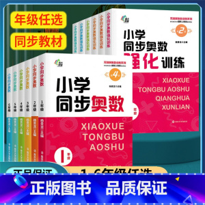 一年级奥数+强化训练 小学通用 [正版]2024新版南大励学小学同步奥数一二三四五六年级上下册人教版小学生数学培优课堂练