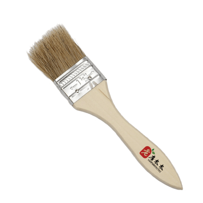 老房太太 加厚猪棕毛刷 猪毛刷 油漆刷 木柄扁油刷 1.5寸毛宽38mm 清洁扫灰烧烤刷 F07/把