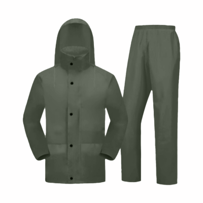 京印年JYN-24 均码 分体式 雨衣 (计价单位:件)军绿色