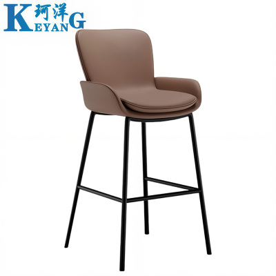 珂洋 高脚椅 75cm(咖色) 把