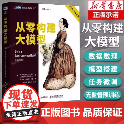 从零构建大模型 大模型应用开发入门 LLM提示工程师 图解GPT deepseek大模型机器学习深度学习人工智能书籍