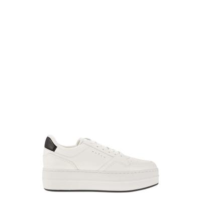 霍根(Hogan)女款低帮拼色皮革厚底运动鞋舒适EVA防滑跑步鞋