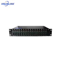 HSUNLINK 光纤收发器机架 HS RACK2U 台