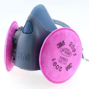 3M 7502防尘面具配2091 2096 2097 2076防电焊烟 异味臭味 粉尘雾霾