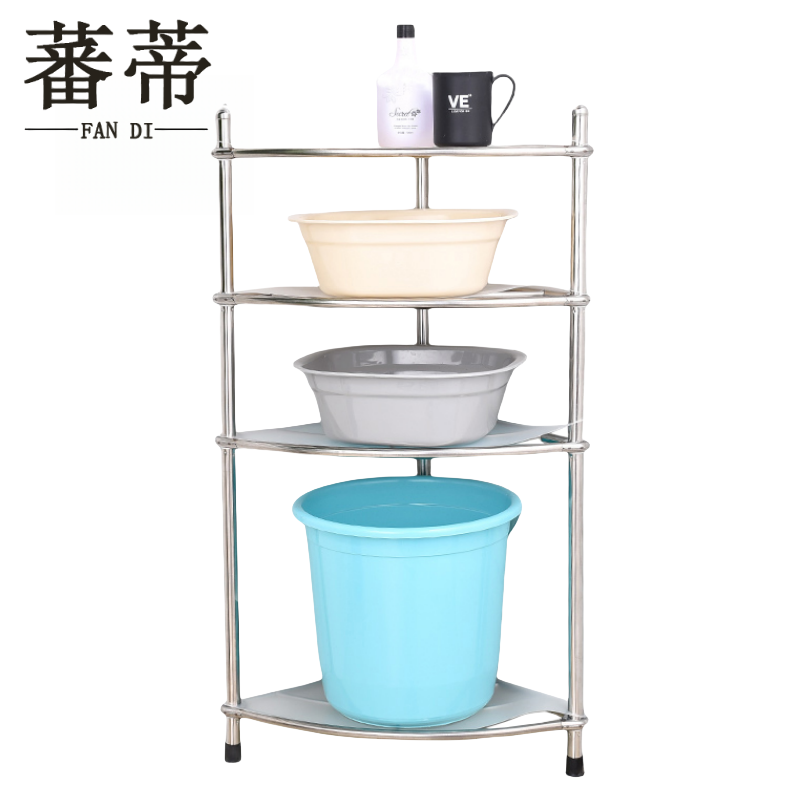 蕃蒂不锈钢脸盆四层个