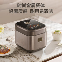 苏泊尔小型家用电饭煲2L小容量不粘圆厚釜触控面板智能预约微压多功能1-2人电饭锅SF20FC1165 2L