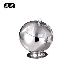 是尚 不锈钢调料碗斜口 带盖 不锈钢色(18cm) SSC13/个