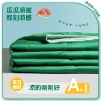 夏季凉感丝冰淇淋空调夏凉被A类母婴级单双人夏被薄被子礼品