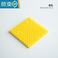 敬平创意厨房沥水篮水槽缝隙清洁刷子多功能蔬菜水果清洗刷 黄色