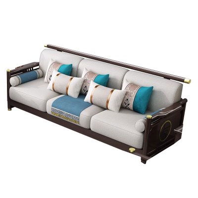 质凡 新中式现代简约三人位沙发1990*800*820