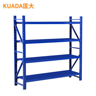 匡大货架多层仓储货架钢制置物架一组四层钢架KDH20A