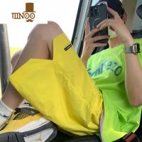 YANXU夏季速干短裤男士休闲宽松网红潮牌痞帅夏天外穿2023新款五分裤子