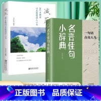 [高品2册]名言佳句+减压(365日枕边迷人小句) [正版]名言佳句小辞典 古今中外名人名言好词佳句好句经典语录励志格言