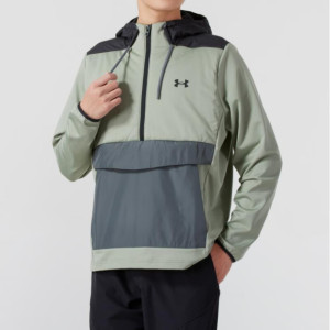 安德玛(UNDERARMOUR)UA男装新款运动服跑步健身训练卫衣时尚潮流连帽休闲套头衫1380152-001 ZP