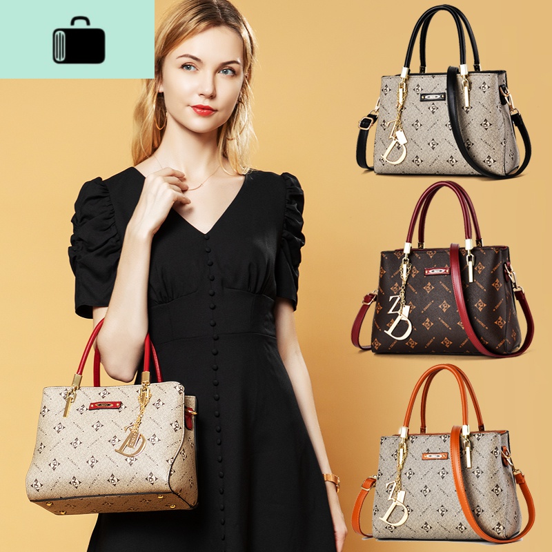 2020夏季新款潮女包中年妈妈包时尚手提包女网红洋气百搭斜挎包包NEW LAKE女斜挎包