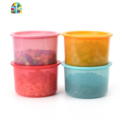 650ml迷你开合易圆罐 冰箱密封保鲜盒干货储藏零食收纳盒 FENGHOU