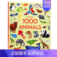 1000种动物 [正版]1000词 Usborne英文原版绘本 1000 Things That Go/Animals/