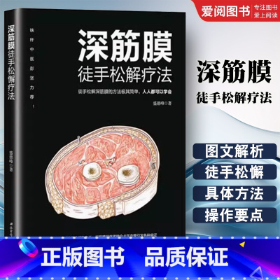 筋膜徒手松解疗法 [正版]筋膜徒手松解疗法 盛德峰 北京科学技术出版社 放松书肌筋膜松解术肌筋膜疼痛 触发点疗法筋膜健身