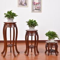 花架实木中式客厅家用榆木仿古盆栽架红木花几绿萝木质花架子室内