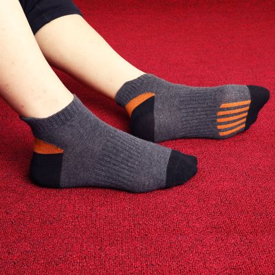 5双/10双袜子男春夏款男士短筒浅口四季拼色运动户外鸭舌袜潮臻依缘