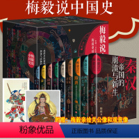 [正版]梅毅说中国史珍藏版全9册 手绘关公像+观音像秦汉帝国的崩溃与新生 两晋南北朝迷乱狂欢三百年南明流亡的悲歌宋辽金