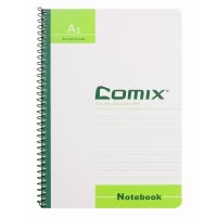 齐心 C4515 办公必备螺旋装订本 A5 80张 配 6本装