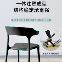 餐桌家用饭桌长方形吃饭桌子亮光岩板餐桌塑胶餐椅加厚现代简约 岩板餐桌(1桌4椅) 1300*700*750mm 组