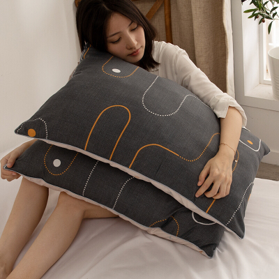 一对装枕头枕芯家用单人双人护颈椎枕助睡眠整头学生宿舍带枕套男