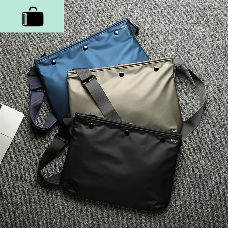 新款吉田headporter单肩包男女潮牌防水单肩斜挎包简约ipad包new lake