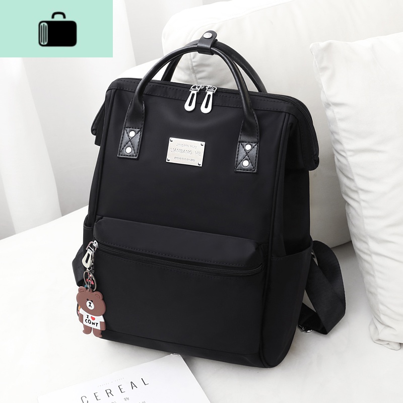 2020新款旅行背包学生书包女双肩包男大容量防水牛津布离家出走包NEW LAKE