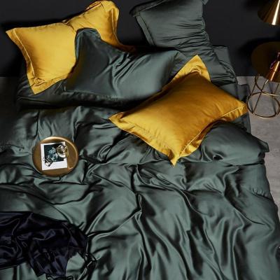 美帮汇高端60支天丝四件套双面欧式丝滑夏季床单被套冰丝床上用品4